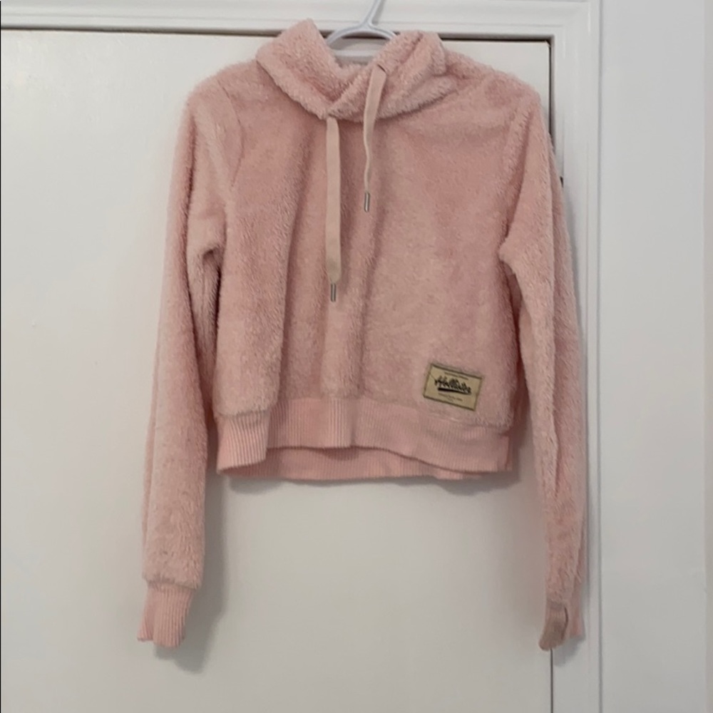 Fluffy Cowl Neck Sweater